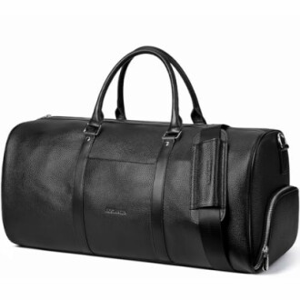 BOSTANTEN Leather Travel Duffel Bag