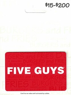 Five Guys Gift Card