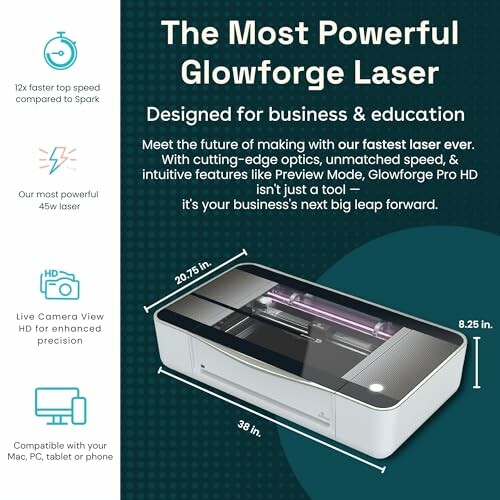 Glowforge Pro HD Laser Cutter