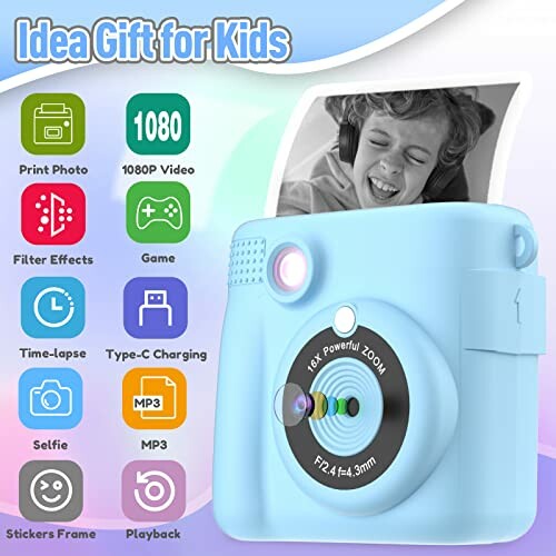 Kids Camera Instant Print