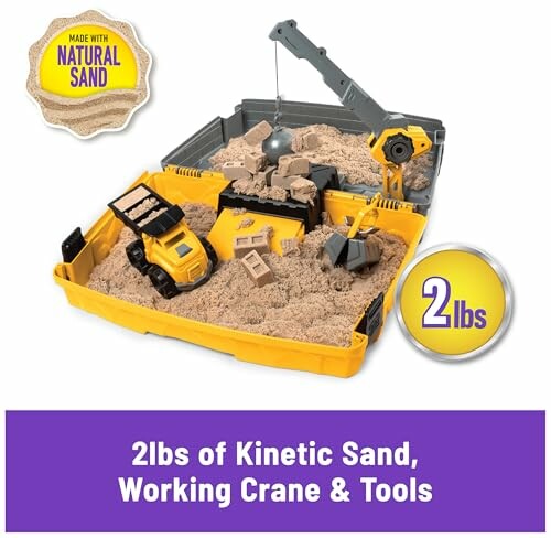 Kinetic Sand Construction Site Sandbox