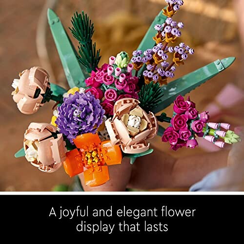 LEGO Flower Bouquet Building Decoration Set