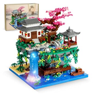 Peach Blossom Pond Micro Mini Building Blocks