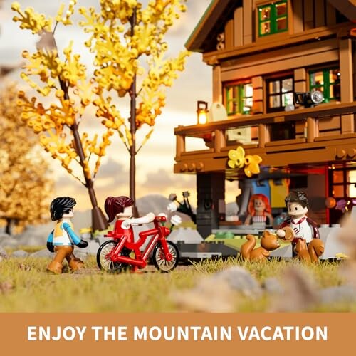 FUNWHOLE Mountain-Cabin House Lighting Set