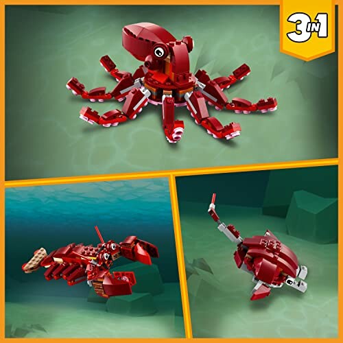 LEGO Creator 3 in 1 Sunken Treasure Mission Submarine Toy