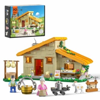 Farm Cheese-House Lighting Building-Bricks-Set