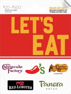 Let's Eat Gift Cards