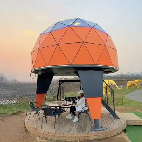 Modern UFO-Style Tiny House