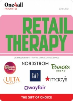 Retail Therapy Gift Card