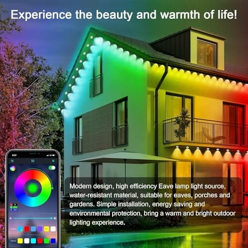 500FT Permanent RGB Outdoor Lights