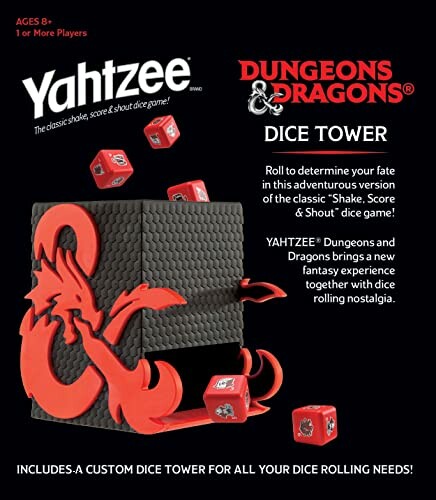 YAHTZEE: Dungeons & Dragons Dice Tower